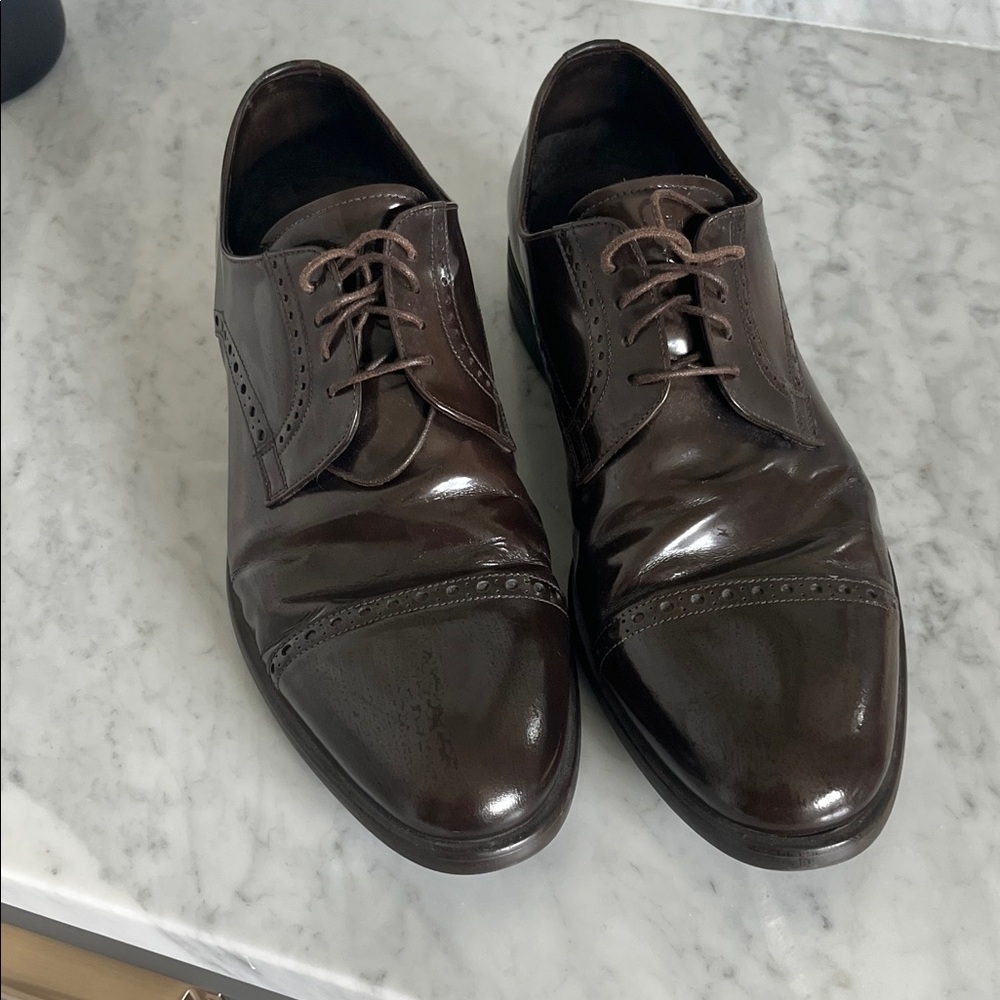 Armani Men’s Dress Shoes Brown Size 45 (12US)